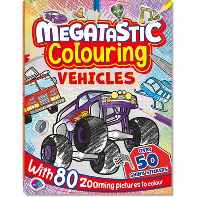 Megatastic Colouring Book: Vehicles