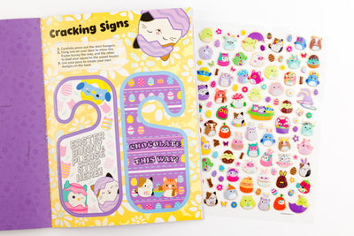 Puffy Sticker Windows: Squishmallows Easter Stickers