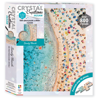 Crystal Creations 500-Piece Jigsaw: Sandy Beach