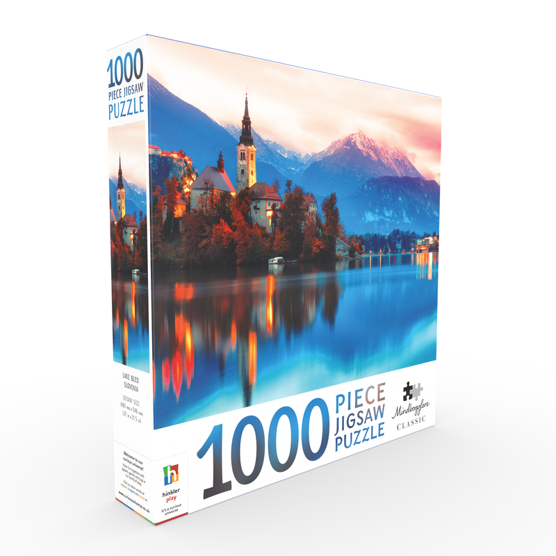 Mindbogglers 1000-Piece Jigsaw: Lake Bled, Slovenia