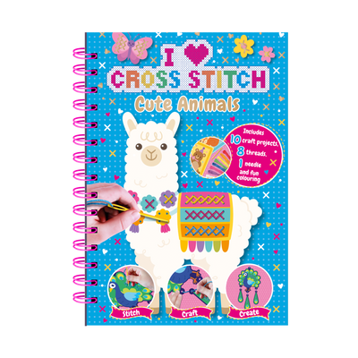 I Love Cross Stitch Book: Cute Animals