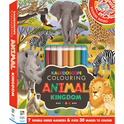 Kaleidoscope Colouring Kit: Animal Kingdom