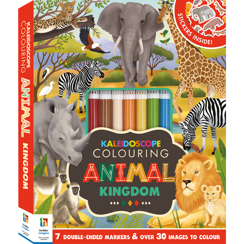 Kaleidoscope Colouring Kit: Animal Kingdom