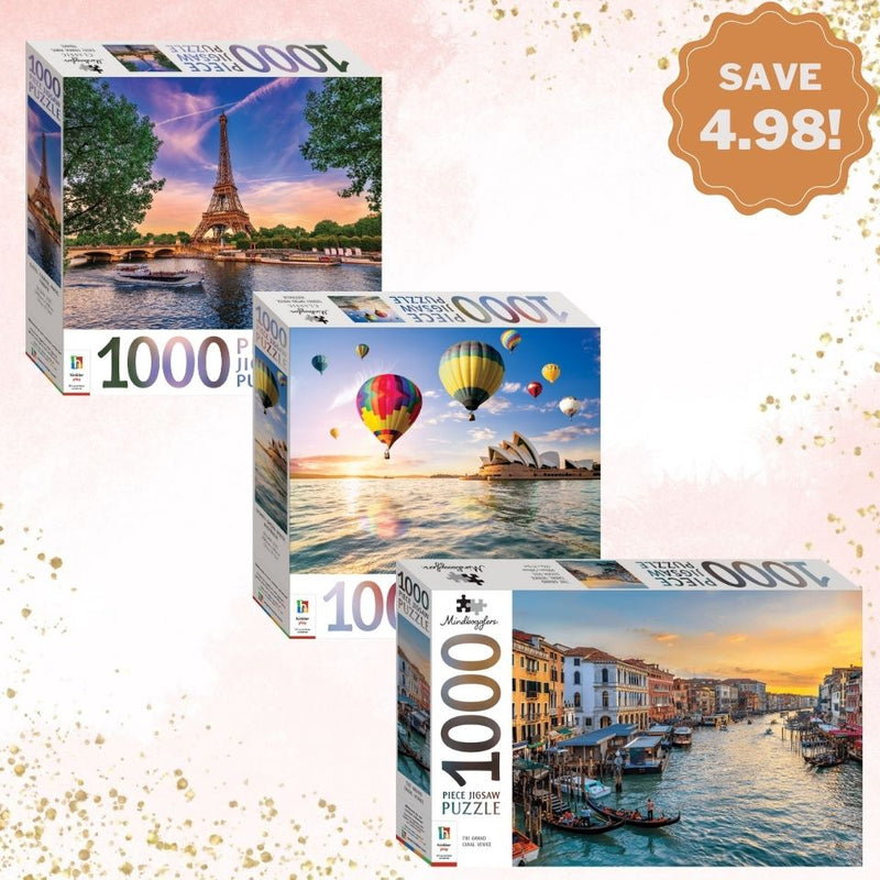 Mindbogglers Jigsaws Trio Treasures Bundle