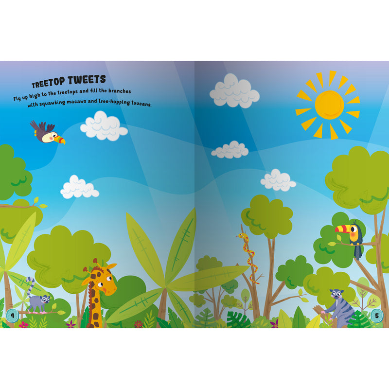 My Big Stickers Activity Book: In the Jungle