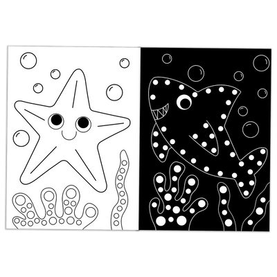 Neon Sticker Dots Activity Book: Ocean World