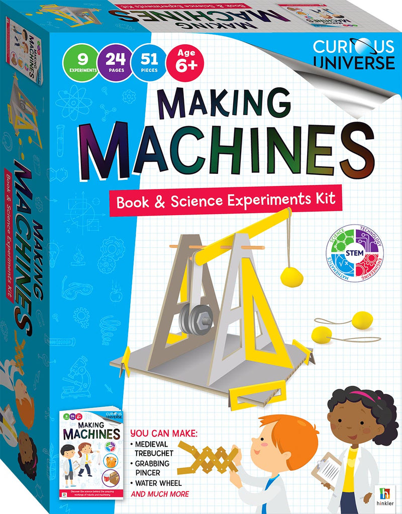 Curious Universe Book & Science Experiment Kit: Making Machines