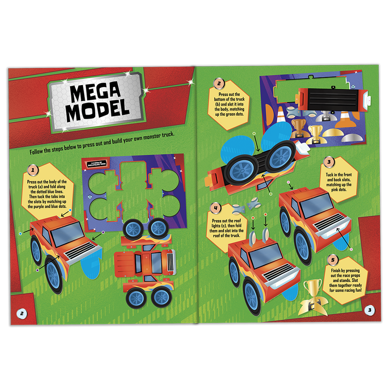 Stick and Reveal Activity Book: Vehicles