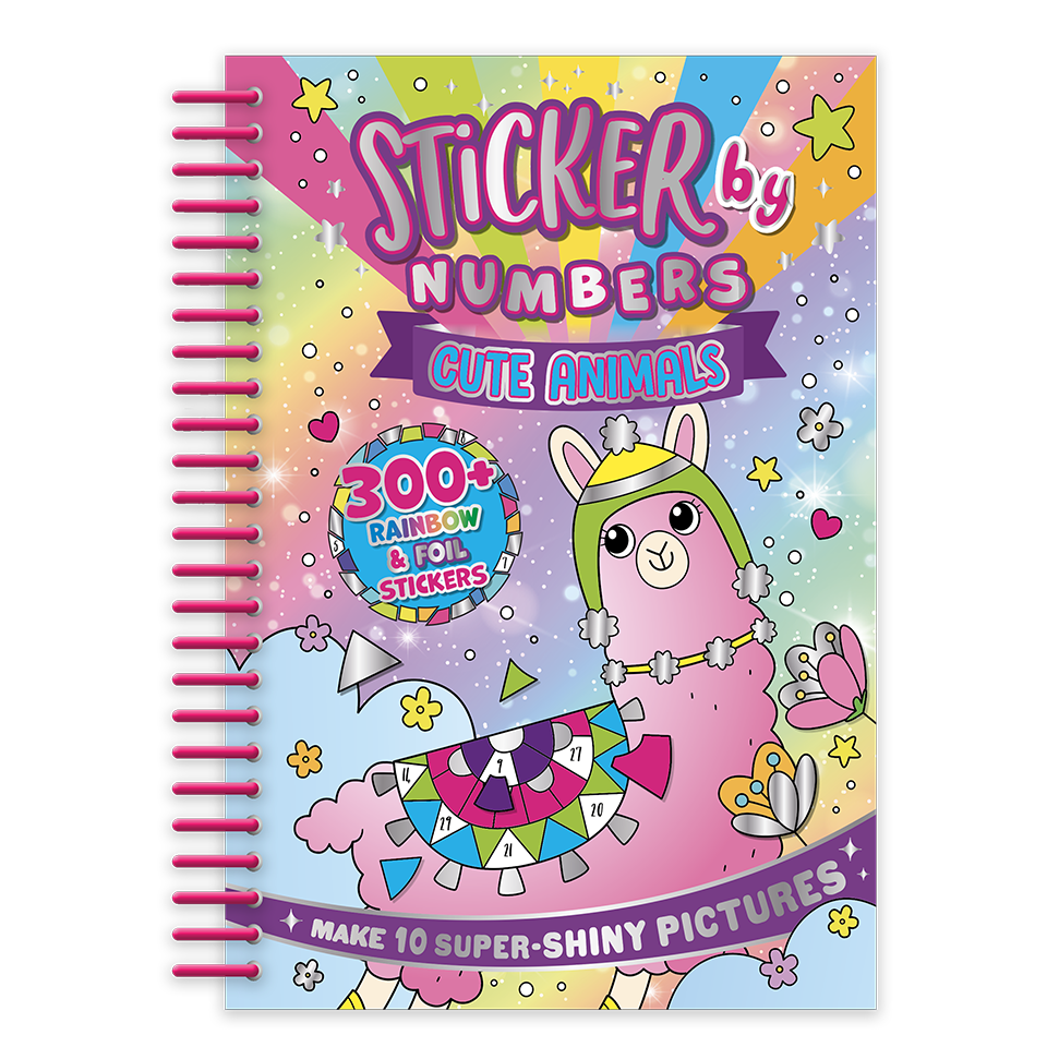 Sticker By Number Example Sticker by Numbers: Cute Animals β CuriousUniverse