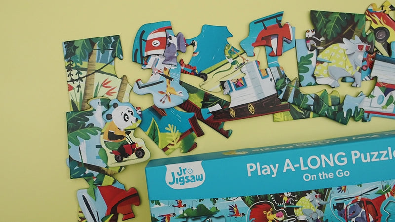 Junior Jigsaw Play A-Long Puzzle: On the Go