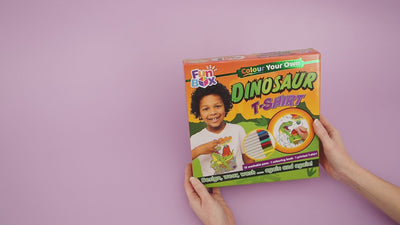 Colour Your Own Dinosaur T-Shirt Boxset