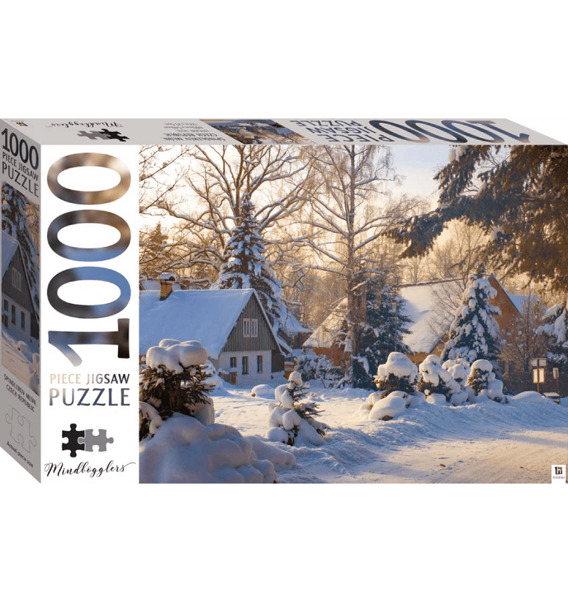 Mindbogglers 1000-Piece Jigsaw: Spindleruv Mlyn, Czech Republic