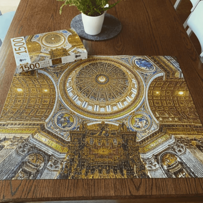 Mindbogglers Gold 1500-Piece Jigsaw: St. Peter’s Basilica