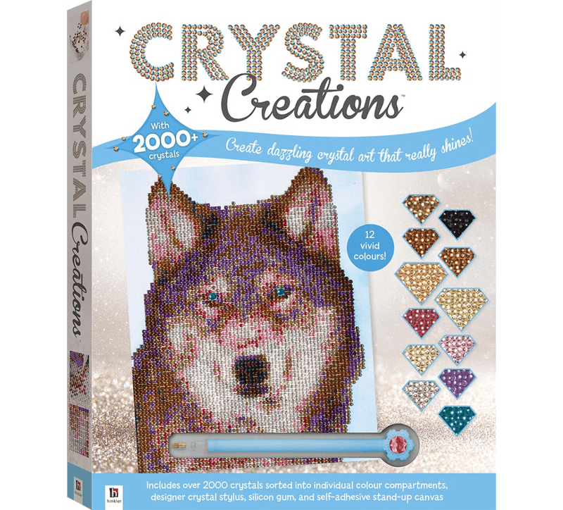 Crystal Creations: Wolf in Snow