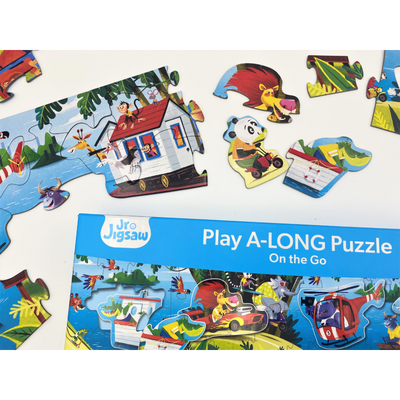 Junior Jigsaw Play A-Long Puzzle: On the Go