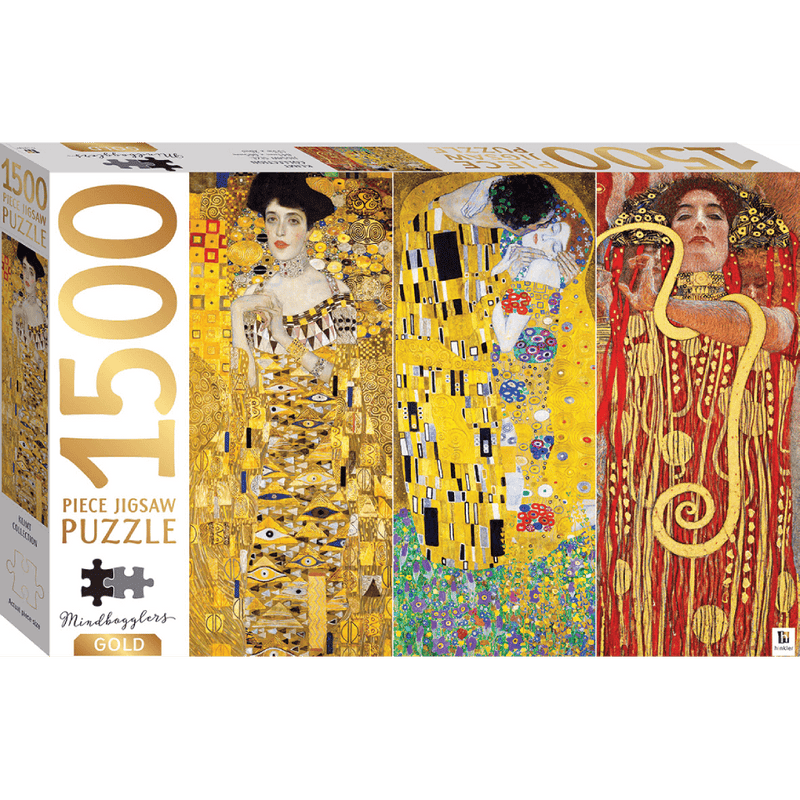 Mindbogglers Gold 1500-Piece Jigsaw: Klimt Collection