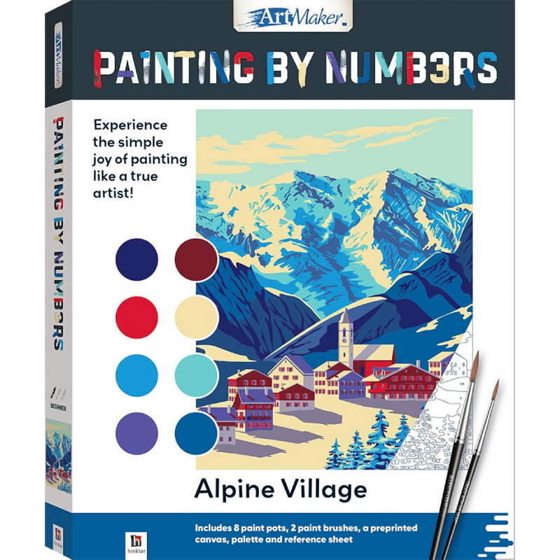 Art Maker Painting by Numbers: Alpine Village