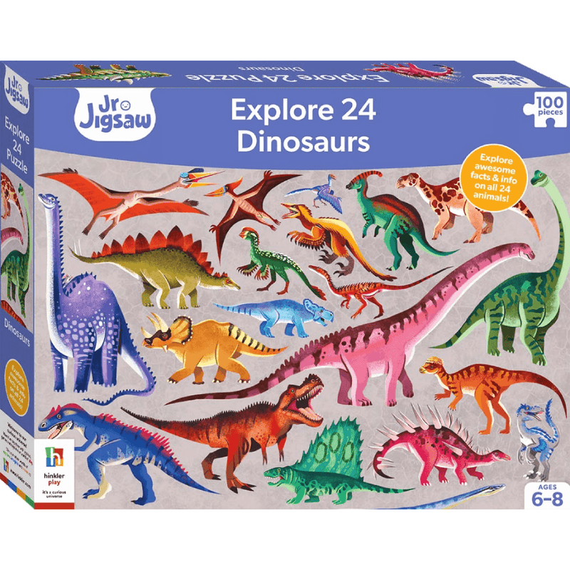 Junior Jigsaw Explore 24 Puzzle: Dinosaurs