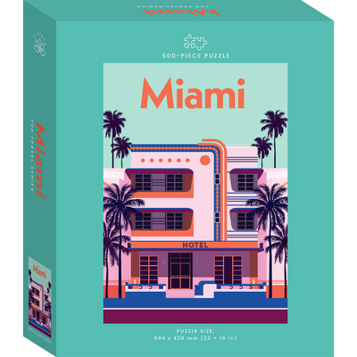 Elevate Travel 500-Piece Jigsaw: Miami