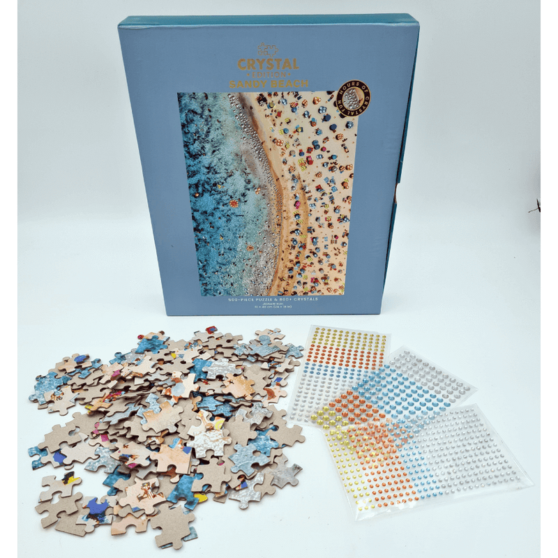 Elevate Crystal Edition 500-Piece Jigsaw: Sandy Beach