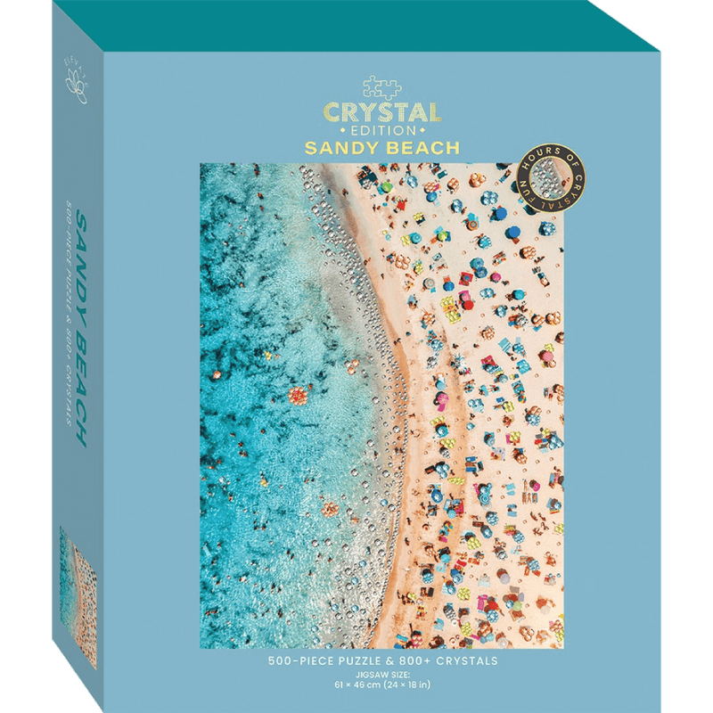 Elevate Crystal Edition 500-Piece Jigsaw: Sandy Beach