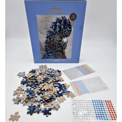 Elevate Crystal Edition 500-Piece Jigsaw: Blue Cockatoo