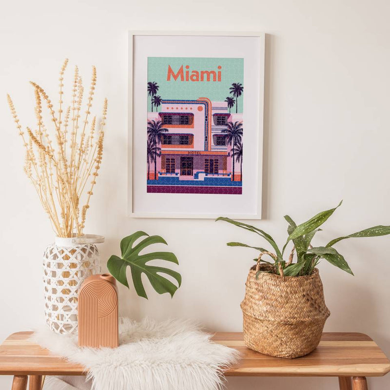 Elevate Travel 500-Piece Jigsaw: Miami