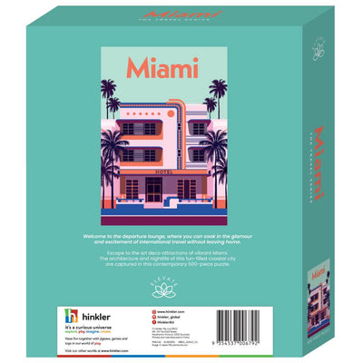 Elevate Travel 500-Piece Jigsaw: Miami