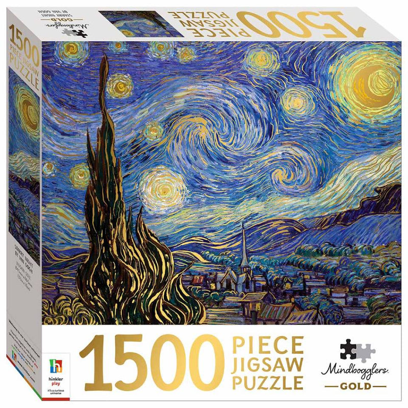 Buy Mindbogglers Gold 1500-Piece Jigsaw Puzzle: Starry Night by