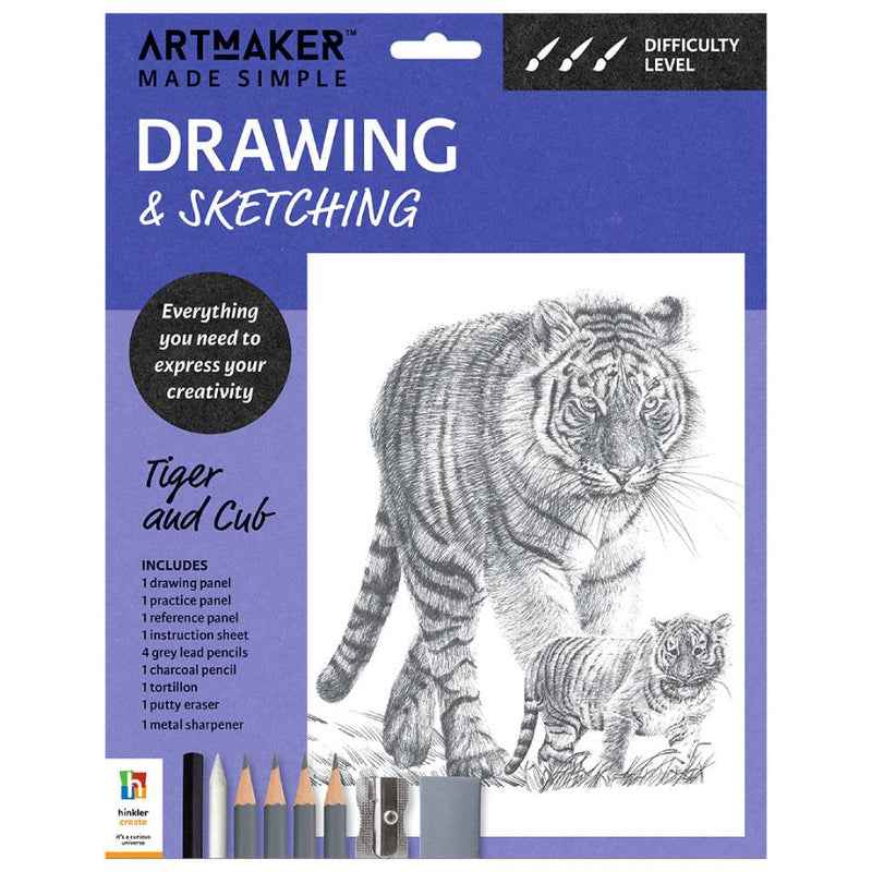 Tiger and Cubs Engraving Kit