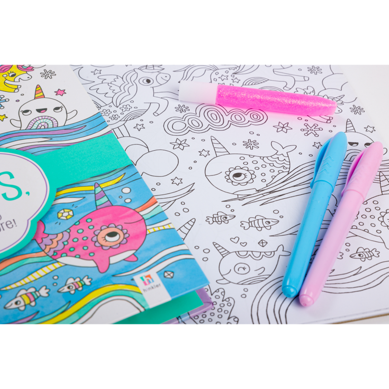 Kaleidoscope Colouring Kit: Unicorns, Narwhals and More!