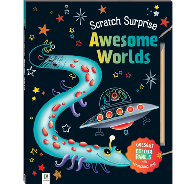 Scratch Surprise Book: Awesome Worlds