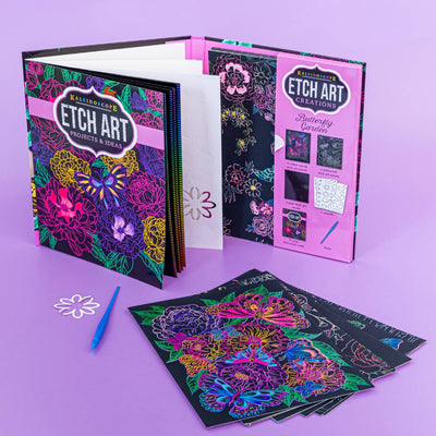 Kaleidoscope Etch Art Creations: Butterfly Garden