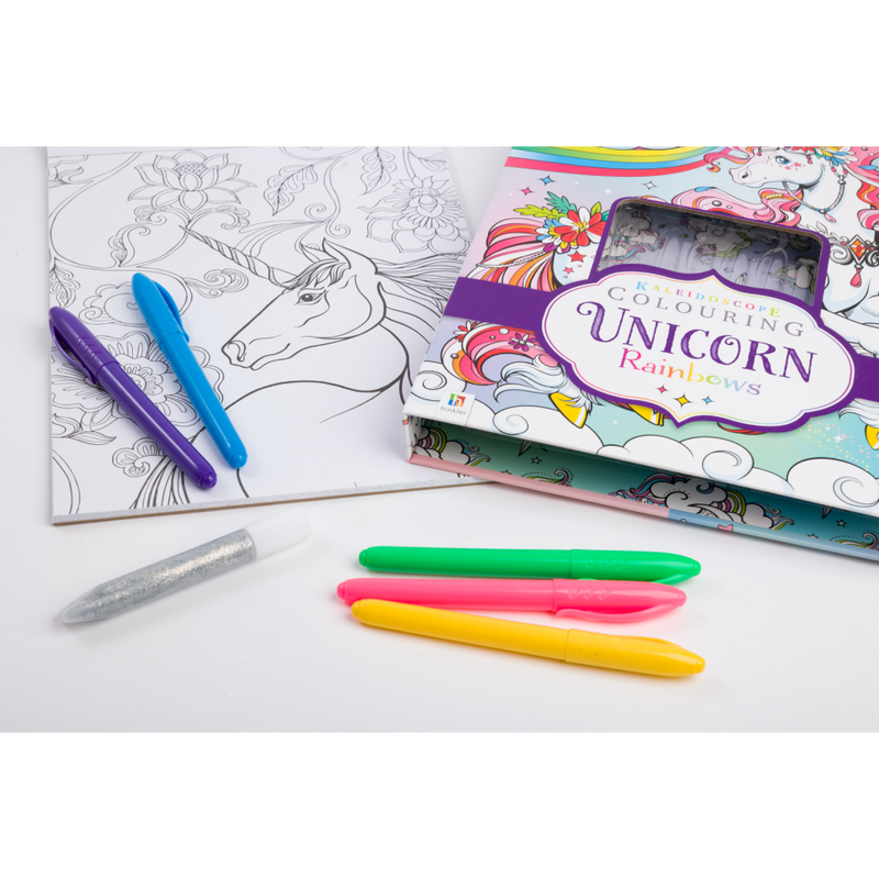Kaleidoscope Colouring Kit: Unicorn Rainbows