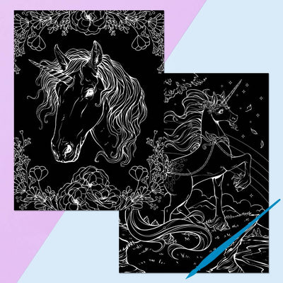Kaleidoscope Etch Art Creations: Unicorn Magic