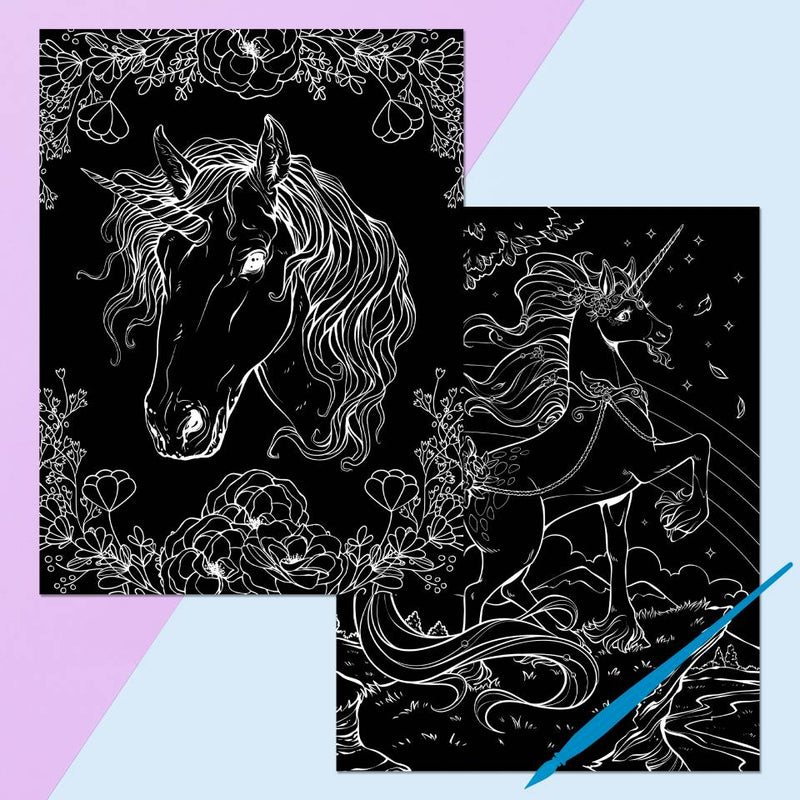Kaleidoscope Etch Art Creations: Unicorn Magic