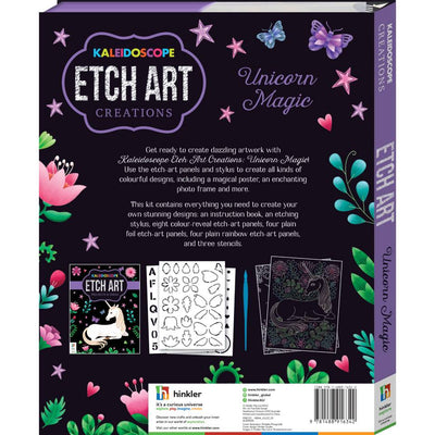 Kaleidoscope Etch Art Creations: Unicorn Magic