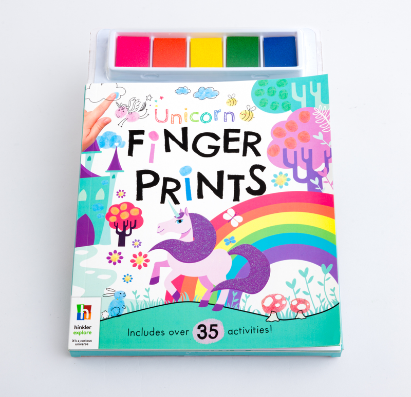 Finger Print Art: Unicorn