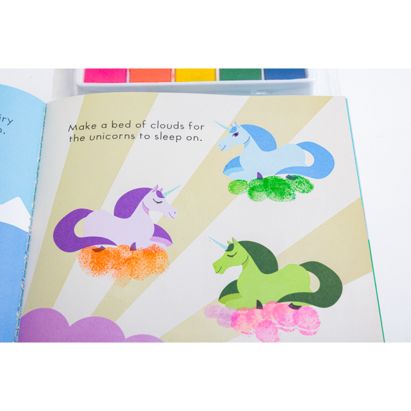 Finger Print Art: Unicorn