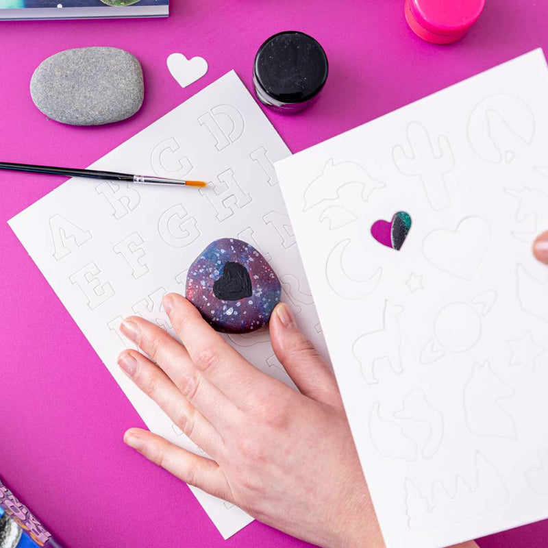 Paint Your Own Galaxy Rocks Gift Box