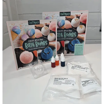 CraftMaker Create Your Own Bath Bombs Gift Box