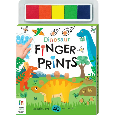 Finger Print Art: Dinosaur