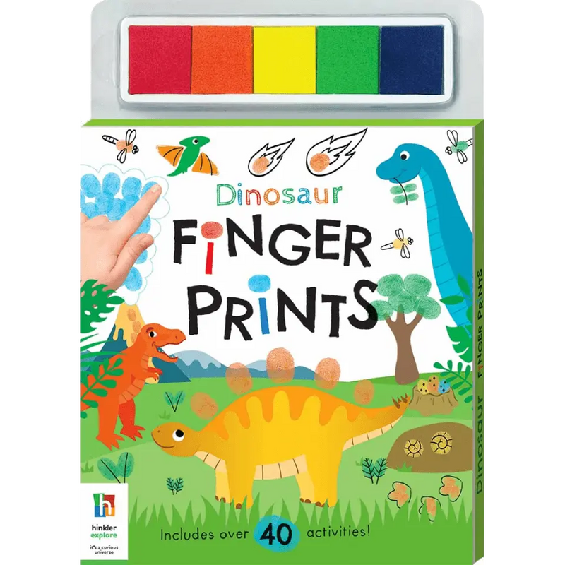 Finger Print Art: Dinosaur