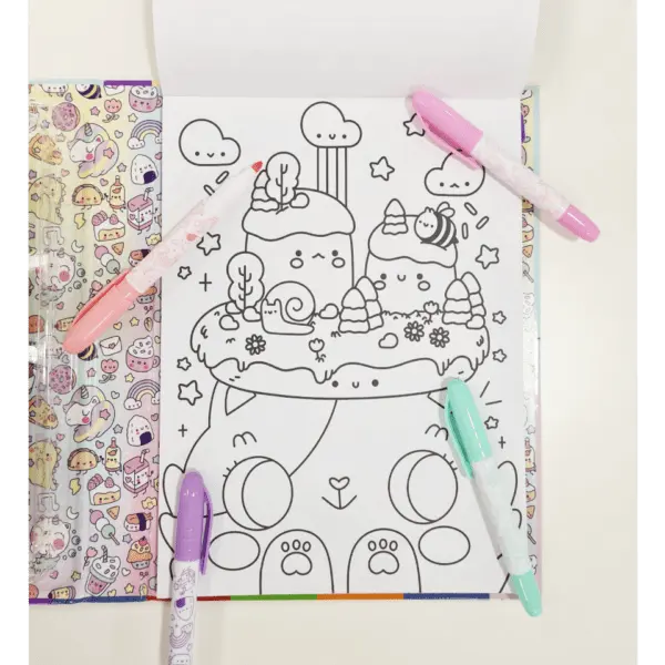 Kaleidoscope Colouring Kit: Kawaii Kingdom