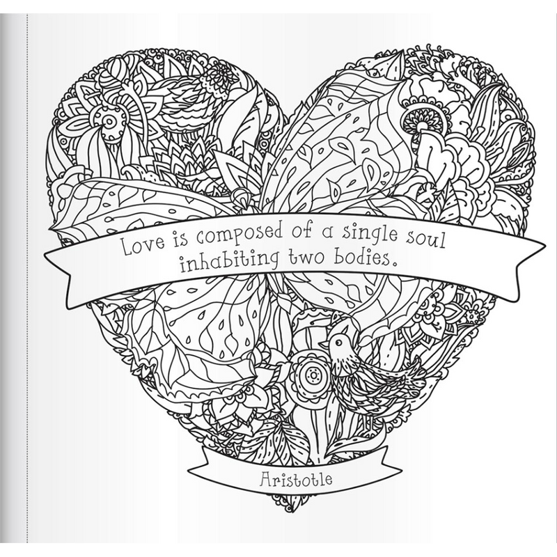 My Heart is Like a Singing Bird: Inspiring Quotes to Colour and Keep