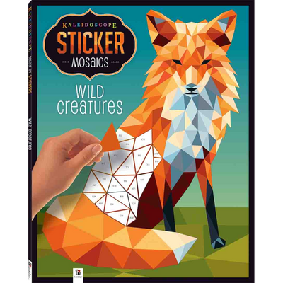 Kaleidoscope Sticker Mosaics: Wild Creatures