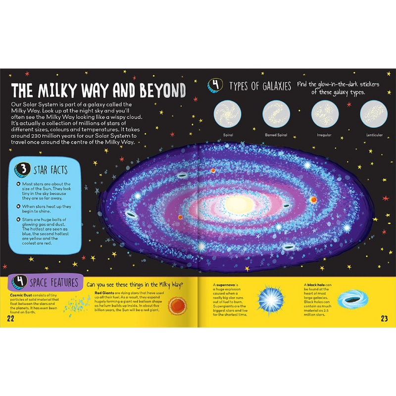 Know and Glow: Space Sticker Activities