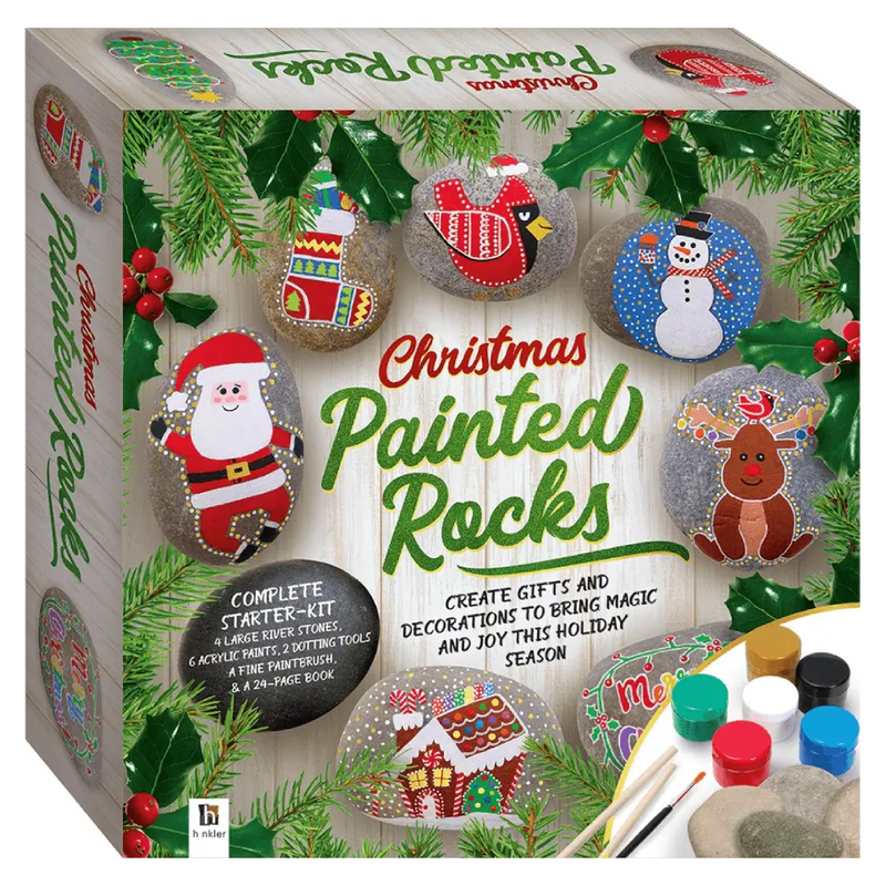 Christmas Rock Painting Gift Box