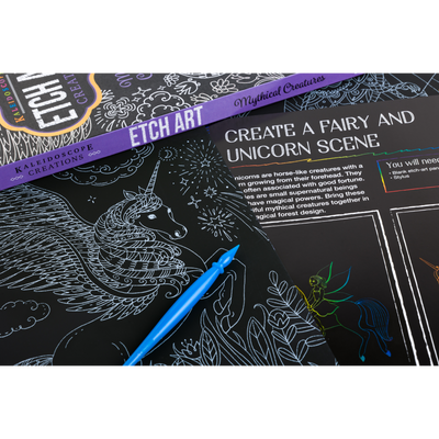 Kaleidoscope Etch Art Creations: Mythical Creatures