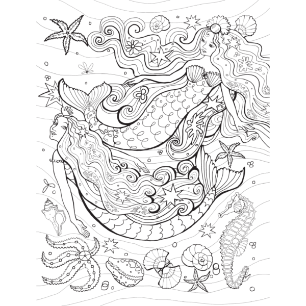 Kaleidoscope Colouring Kit: Mermaids & More – CuriousUniverse